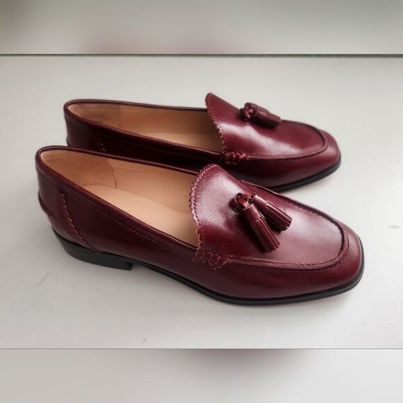 J Crew Maison Tassel Loafers in Italian Leather Women's 7 - Picture 7 of 8